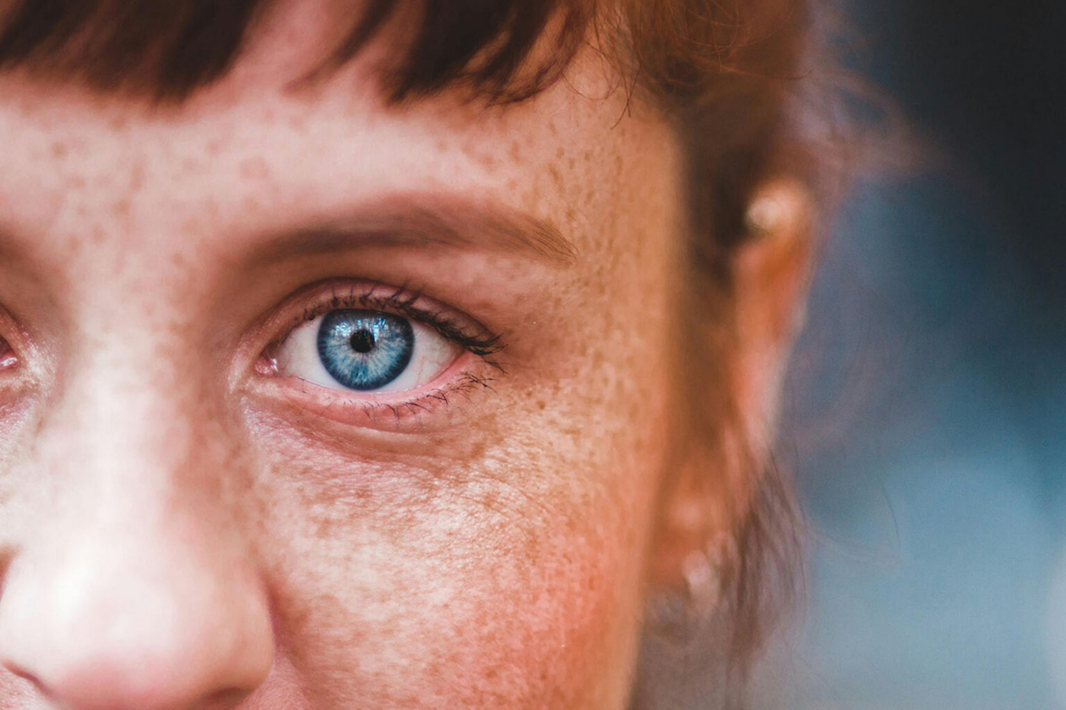 Woman Blue Eyes
